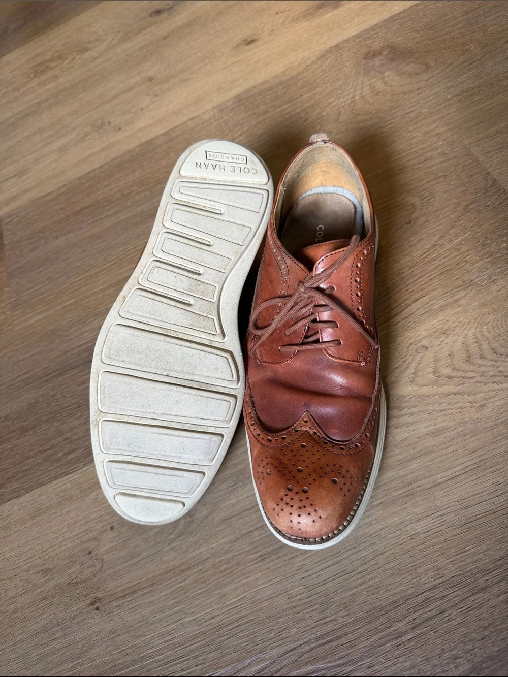 Cole Haan leather wingtip